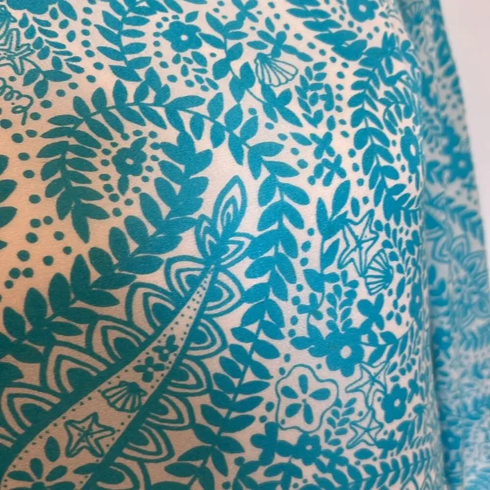 Beautiful 100% Silk Lilly Pulitzer Paisley mini Dress 6‎ coastal preppy chic fun